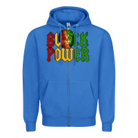 True Royal Juneteenth Lion King Black Power Zipper Hoodie - LillyAllenDesigns