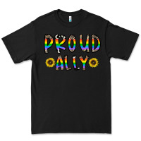Black proud ally Premium Tee - CowhideDigitalArt
