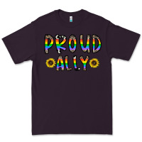 Plum proud ally Premium Tee - CowhideDigitalArt