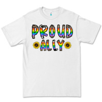 White proud ally Premium Tee - CowhideDigitalArt