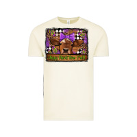 Happy Mardi Gras Y'all Cow Vintage Tee | Teevron