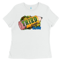 White third grade dude Ladies Tee - RanaPortraitStore