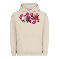 Pigment French Oak Valentine's Day mama Urban Hoodie - FaDigitalArtStudio