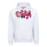 White Valentine's Day mama Urban Hoodie - FaDigitalArtStudio