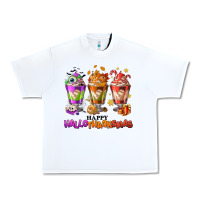 White Happy Hallothanksmas coffee cups Urban Heavy Tee - NancyCooperArtShop