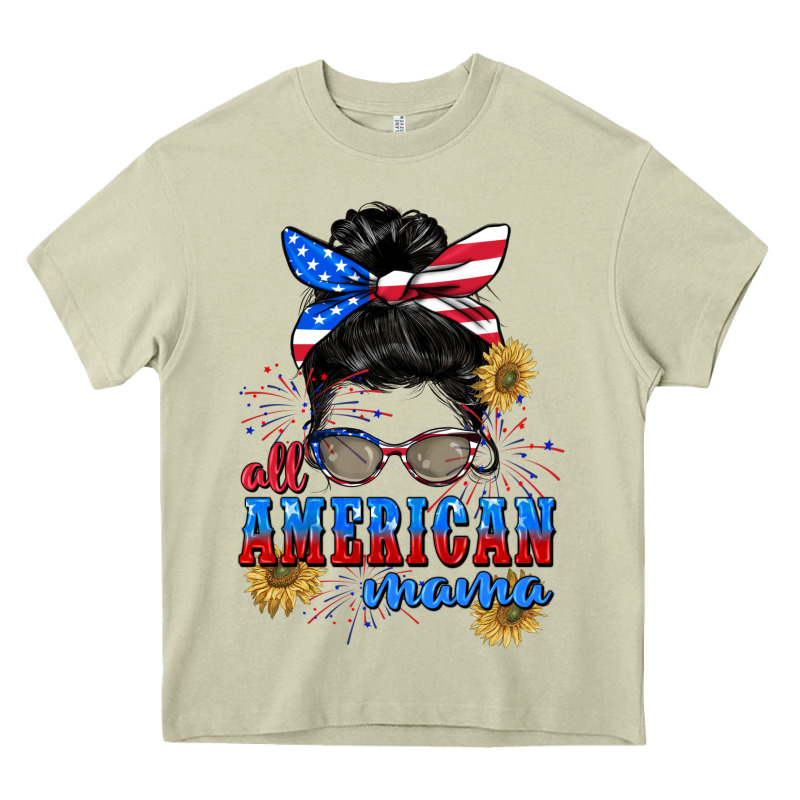 All American Mama 4th Of July Heavy Core Tee by CowGirlArtShop | Teevron