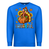True Royal Thankful Turkey Premium Sweatshirt - texasbilliewilder