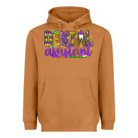 Meerkat Mardi Gras Dental Assistant Heavyweight Hoodie - NancyCooperArtShop
