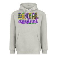 Moon Dust Mardi Gras Dental Assistant Heavyweight Hoodie - NancyCooperArtShop