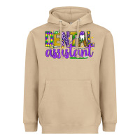 Mushroom Mardi Gras Dental Assistant Heavyweight Hoodie - NancyCooperArtShop