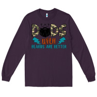 Plum dads with beards are better Long Sleeve Tee - JahusDesignShop