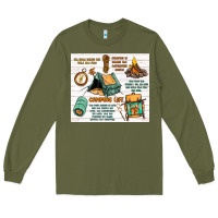 Army Green camping life Long Sleeve Tee - MaliasSmallBusiness