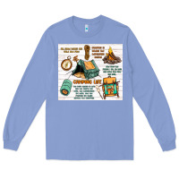 Colony Blue camping life Long Sleeve Tee - MaliasSmallBusiness
