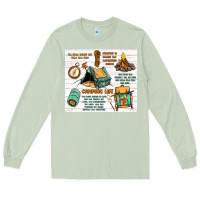Matcha camping life Long Sleeve Tee - MaliasSmallBusiness