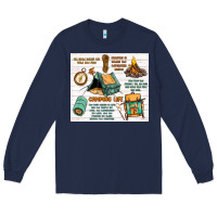 Navy camping life Long Sleeve Tee - MaliasSmallBusiness