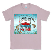 Lilac show me your bobbers and i will show my rod Classic Tee - MaliasSmallBusiness