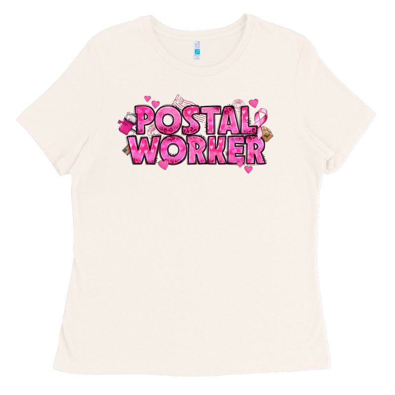 Breast Cancer Postal Worker Ladies Tee by texasbilliewilder | Teevron