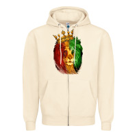 Sandshell Juneteenth Lion King Zipper Hoodie - LillyAllenDesigns