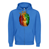 True Royal Juneteenth Lion King Zipper Hoodie - LillyAllenDesigns