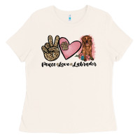 Bone peace love labrador Ladies Tee - JahusDesignShop