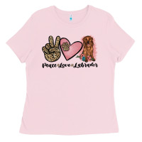Peace Love Labrador Ladies Tee | Teevron