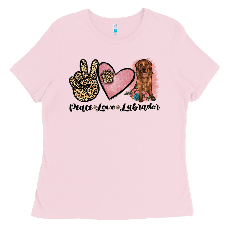 Peace Love Labrador Ladies Tee by JahusDesignShop | Teevron