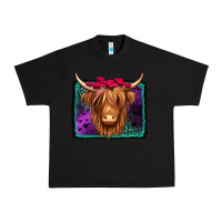 Black halloween highland cow Urban Heavy Tee - Jasminsmagicworld
