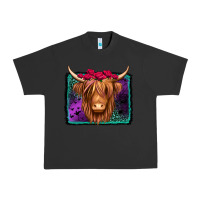 Pigment Black halloween highland cow Urban Heavy Tee - Jasminsmagicworld