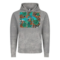 Cloud Rock gemstone wood and cowhide background Vintage Hoodie - Artiststas