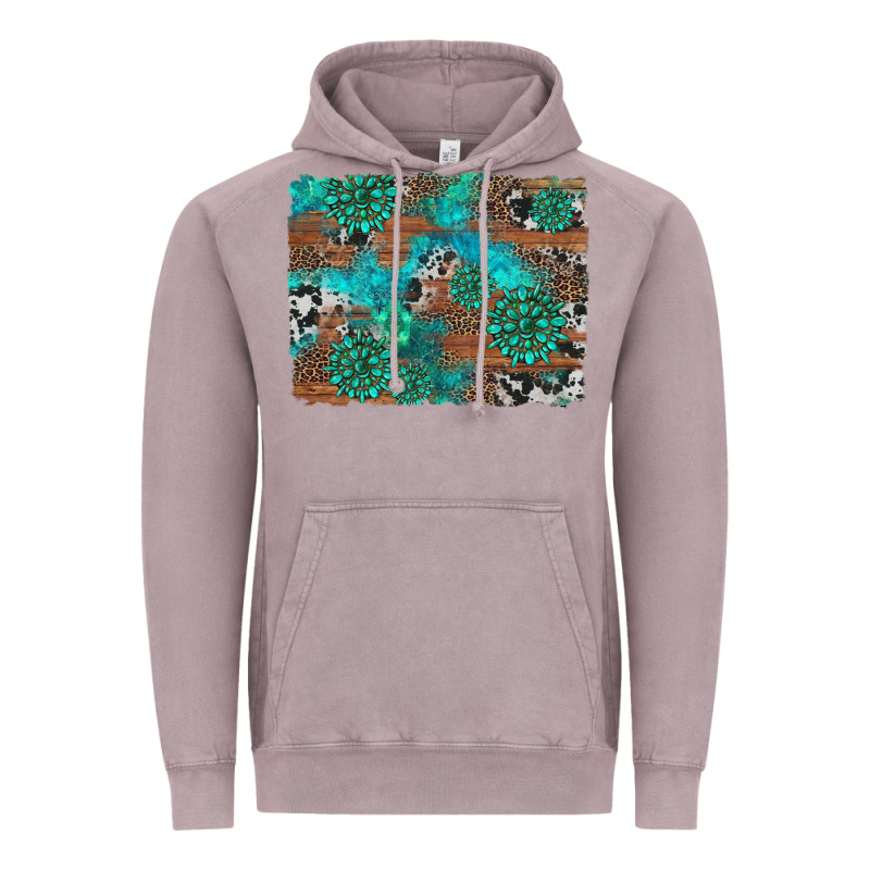 Gemstone Wood And Cowhide Background Vintage Hoodie by Artiststas | Teevron