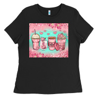 Black best mom ever coffee cups Ladies Tee - Zillion Design Studio