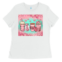 White best mom ever coffee cups Ladies Tee - Zillion Design Studio