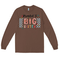 Chestnut promoted to big sister Long Sleeve Tee - MaliasSmallBusiness