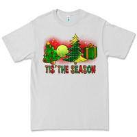 Dove Grey tis the season christmas with tennis ball and tree cookie Premium Tee - FaDigitalArtStudio