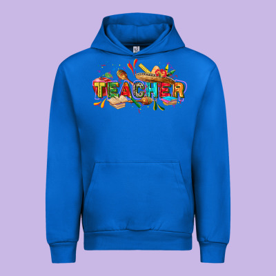 Cinco De Mayo Teacher Urban Hoodie Designed By Fadigitalartstudio