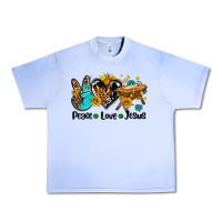 Grape Ice peace love jesus Urban Heavy Tee - AdoDesignShop