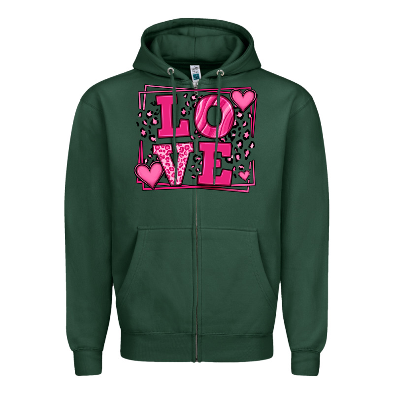 Love Leopard Frame Zipper Hoodie by LillyAllenDesigns | Teevron