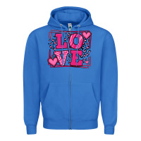 True Royal Love leopard frame Zipper Hoodie - LillyAllenDesigns