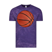 Cloud Purple basketball Vintage Tee - BarkalooDesign