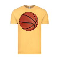 Vintage Mustard basketball Vintage Tee - BarkalooDesign