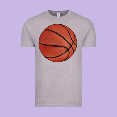 Basketball Vintage Tee Designed By Barkaloodesign