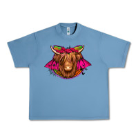 Halloween Highland Cow Horseshoe Urban Heavy Tee | Teevron