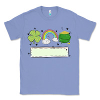 Colony Blue st patrick's trio name patch Classic Tee - MaliasSmallBusiness