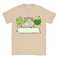 Mushroom st patrick's trio name patch Classic Tee - MaliasSmallBusiness