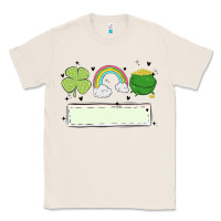 Natural st patrick's trio name patch Classic Tee - MaliasSmallBusiness