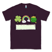 Plum st patrick's trio name patch Classic Tee - MaliasSmallBusiness