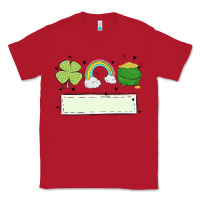 Red st patrick's trio name patch Classic Tee - MaliasSmallBusiness