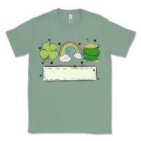 Sage st patrick's trio name patch Classic Tee - MaliasSmallBusiness