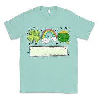 Seafoam st patrick's trio name patch Classic Tee - MaliasSmallBusiness