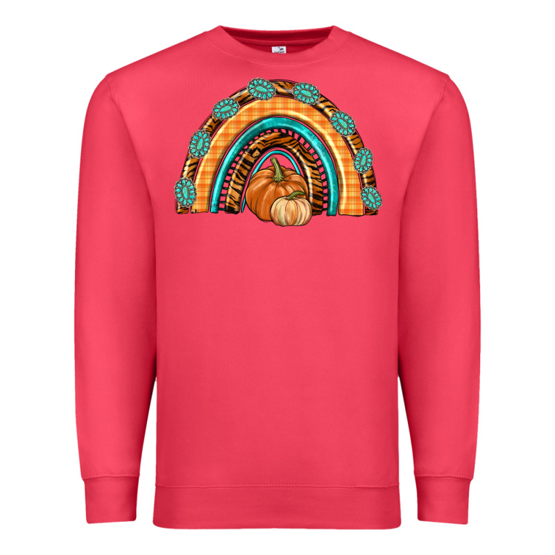 Rainbow Thankful With Gemstone Premium Sweatshirt by texasbilliewilder | Teevron